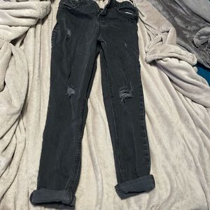 Target brand black mom jeans size 00